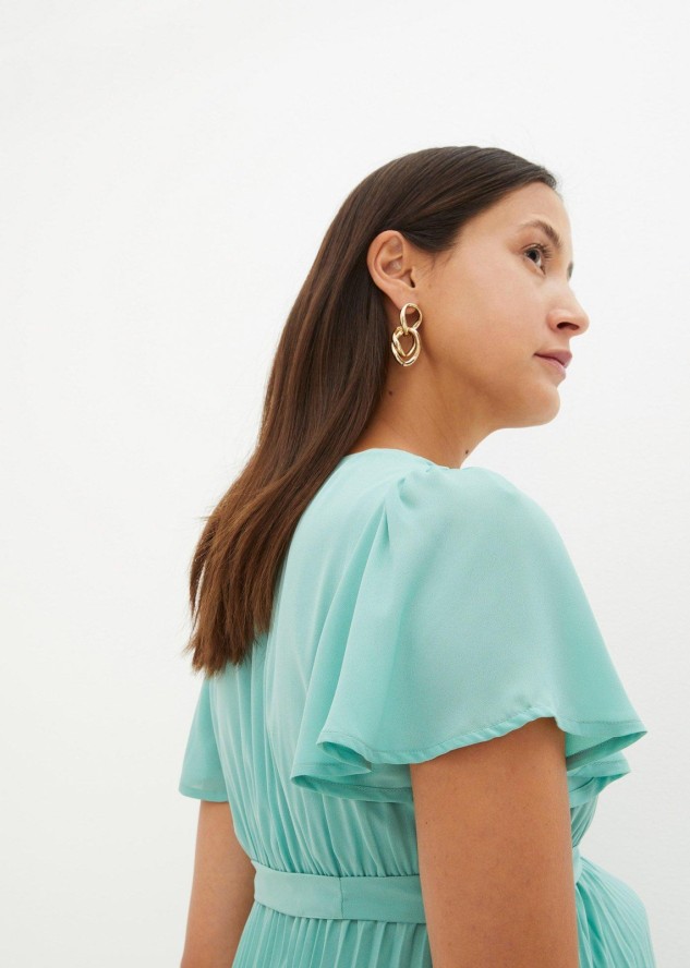 Sukienka ciążowa plisowana