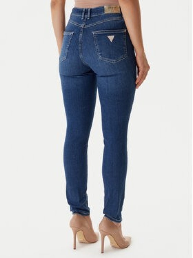 Guess Jeansy W5BA28 D0793 Niebieski Skinny Fit