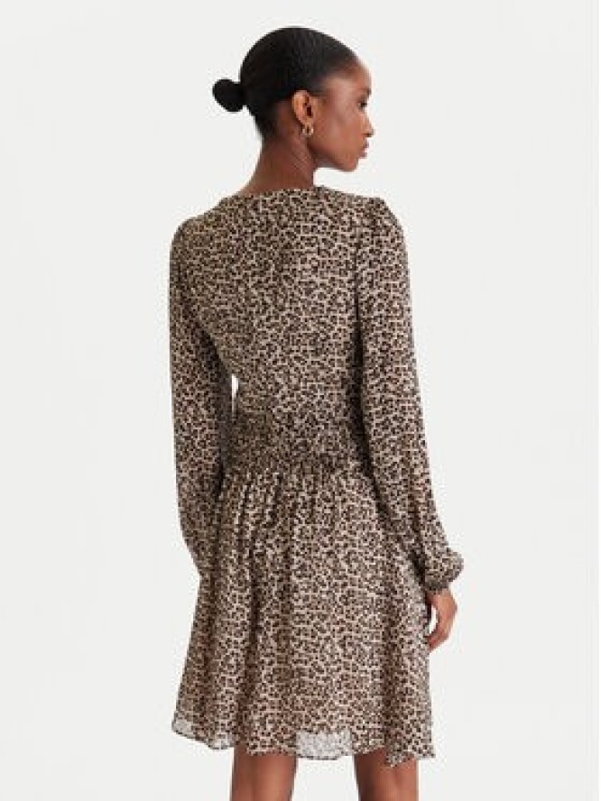 Guess Sukienka koktajlowa W5YK20 WDW82 Beżowy Regular Fit