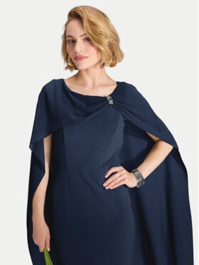 Swing Sukienka wieczorowa 5AK11900 Granatowy Regular Fit