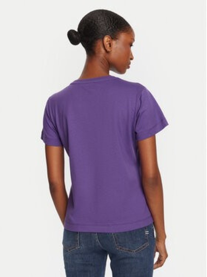PINKO T-Shirt Quentin 103320 A2RN Fioletowy Regular Fit