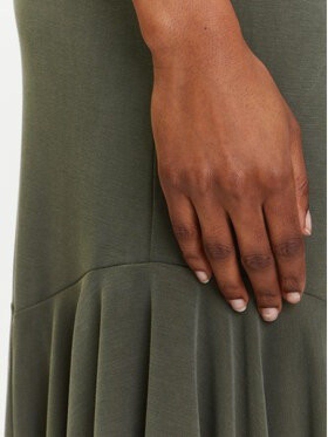 Guess Spódnica midi W5YD85 KCTB2 Zielony Regular Fit