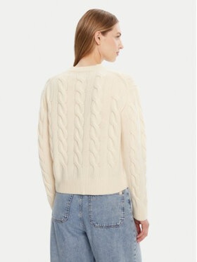 Polo Ralph Lauren Sweter 211A91216002 Écru Straight Fit