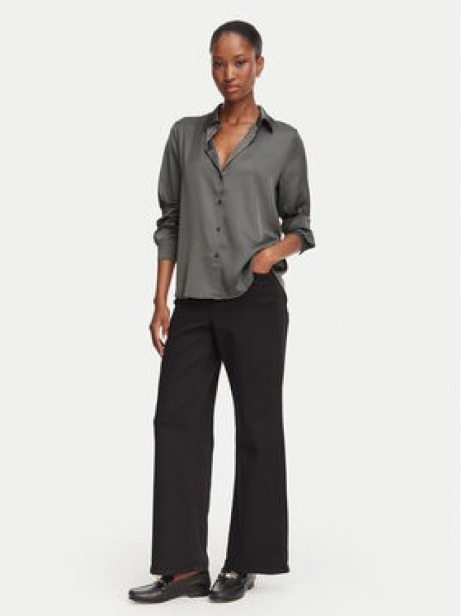 Marella Jeansy Fuxia 2625136061 Czarny Wide Leg
