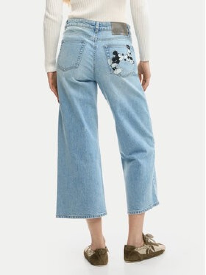 Desigual Jeansy Herry 26SWDD16 Niebieski Straight Fit