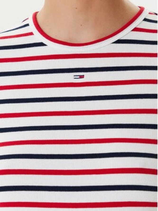 Tommy Jeans T-Shirt Essential DW0DW17383 Kolorowy Slim Fit