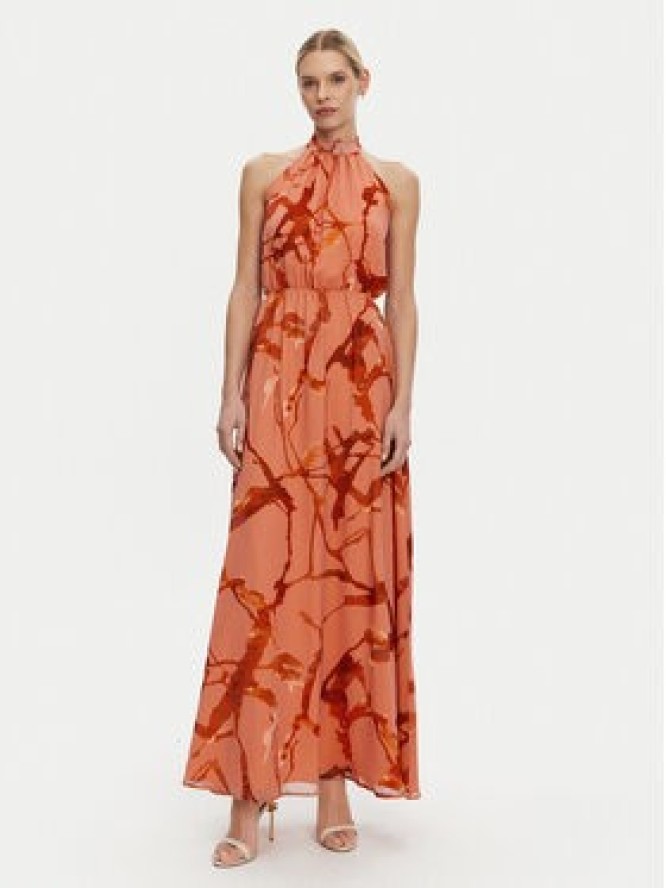 Artigli Sukienka wieczorowa ACAB001759 Pomarańczowy Regular Fit