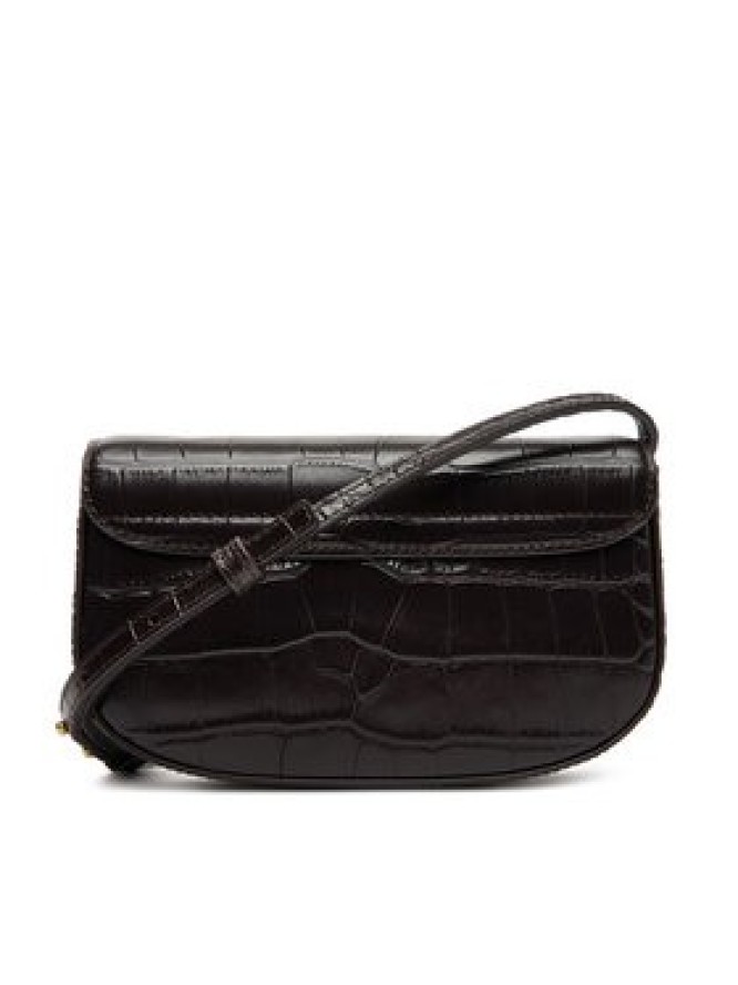 Tommy Hilfiger Torebka Party Le Mini Crossover Croc AW0AW18203 Brązowy