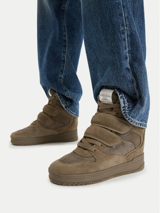 Guess Jeans Sneakersy EO-GUJ1010 Khaki