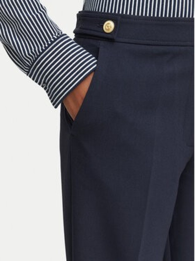Tommy Hilfiger Spodnie materiałowe WW0WW52204 Granatowy Bootcut Fit