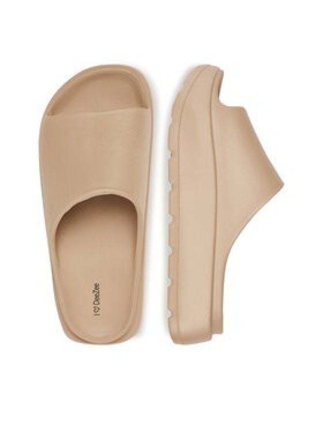 DeeZee Klapki MU-D8-EV0333 Beżowy