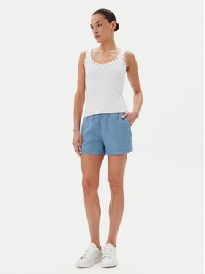 ONLY Szorty materiałowe Pema 15226321 Niebieski Relaxed Fit