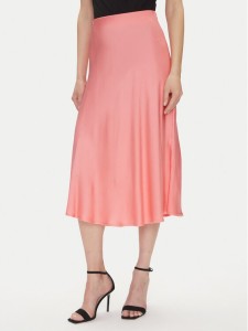 Fracomina Spódnica midi FJ25SG2003W45101 Koralowy Regular Fit