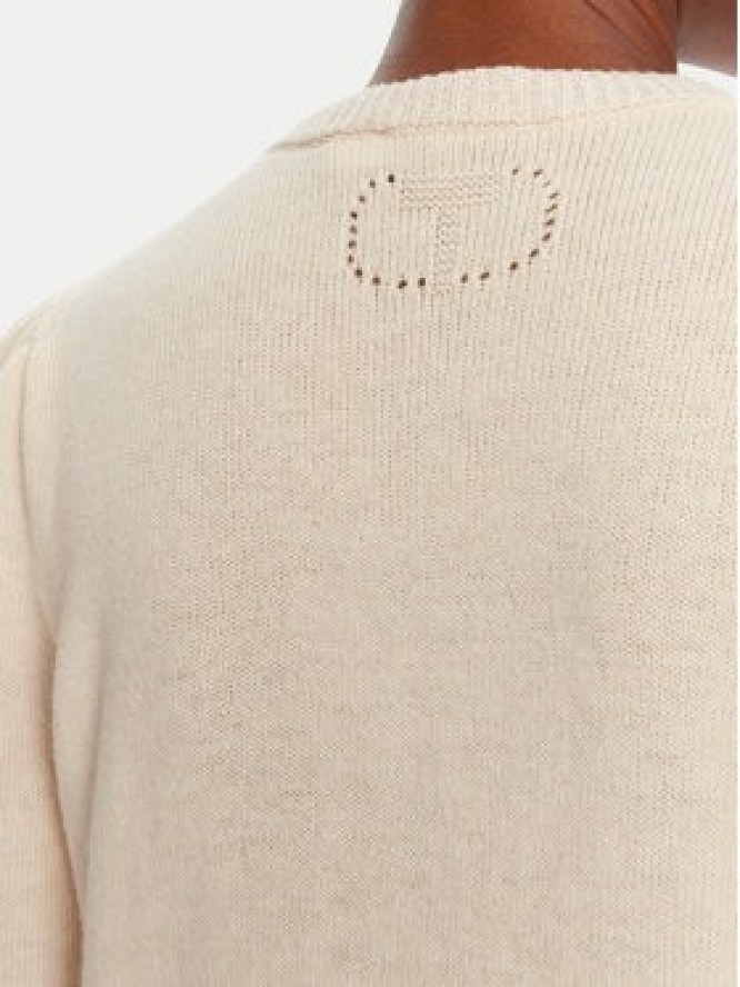 TWINSET Kardigan 252TP3583 Beżowy Regular Fit