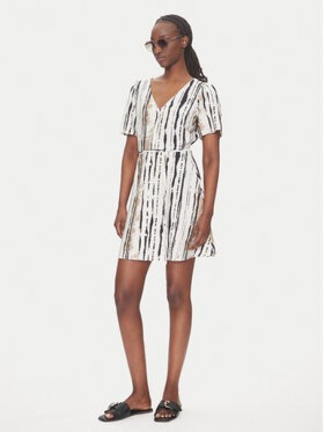 JDY Sukienka letnia Troya 15350739 Écru Regular Fit