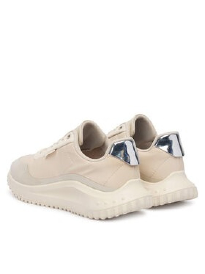 Calvin Klein Sneakersy Eva Runner Lace Up Mat Mix YW0YW02016 Beżowy
