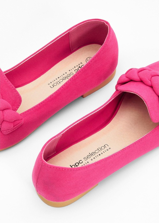 Loafersy z plecionym paskiem