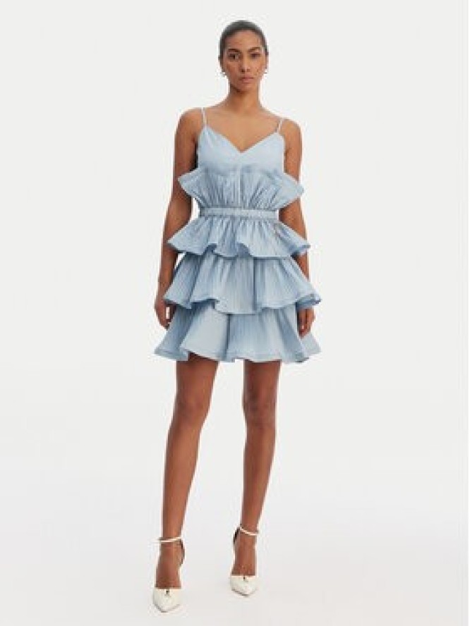 Fracomina Sukienka koktajlowa FQ26SD1007W83101 Niebieski Regular Fit