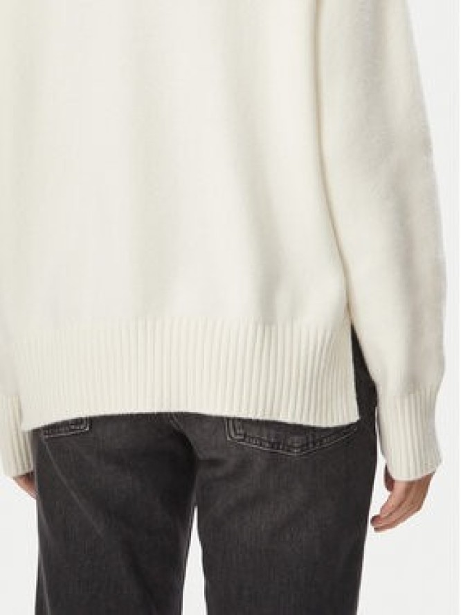 Guess Jeans Sweter W6BR09 Z1252 Kremowy Relaxed Fit
