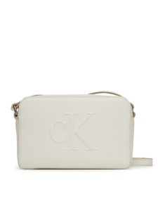 Calvin Klein Jeans Torebka Sculpted Ew Camera Bag LV04K3036G Biały