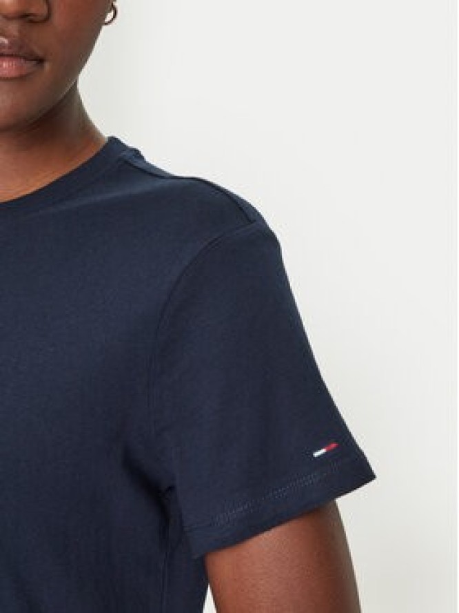 Tommy Jeans T-Shirt DW0DW22277 Granatowy Regular Fit