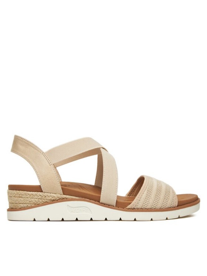 Skechers Sandały BOBS Arch Fit Beach Kiss-Boho Beyond 114013/NAT Beżowy