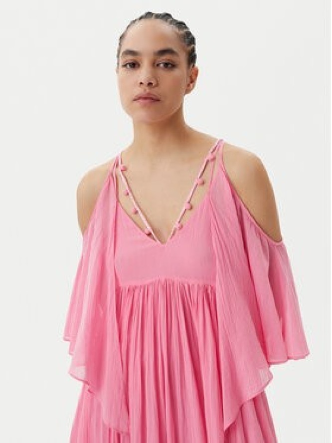 PINKO Sukienka letnia Io Canto Abito 104950 A2G4 Różowy Relaxed Fit