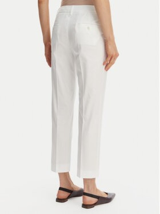 Weekend Max Mara Spodnie materiałowe Cecco 2615131082 Biały Regular Fit