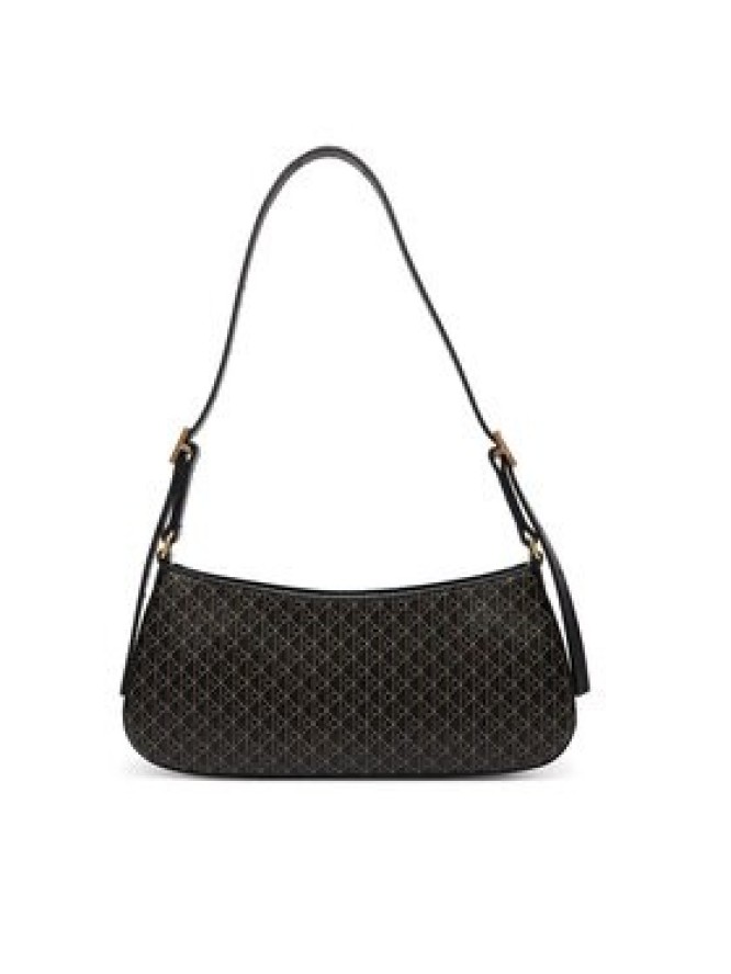 Calvin Klein Torebka Emblem Aop Small Shoulder Bag LV04F3324G Czarny