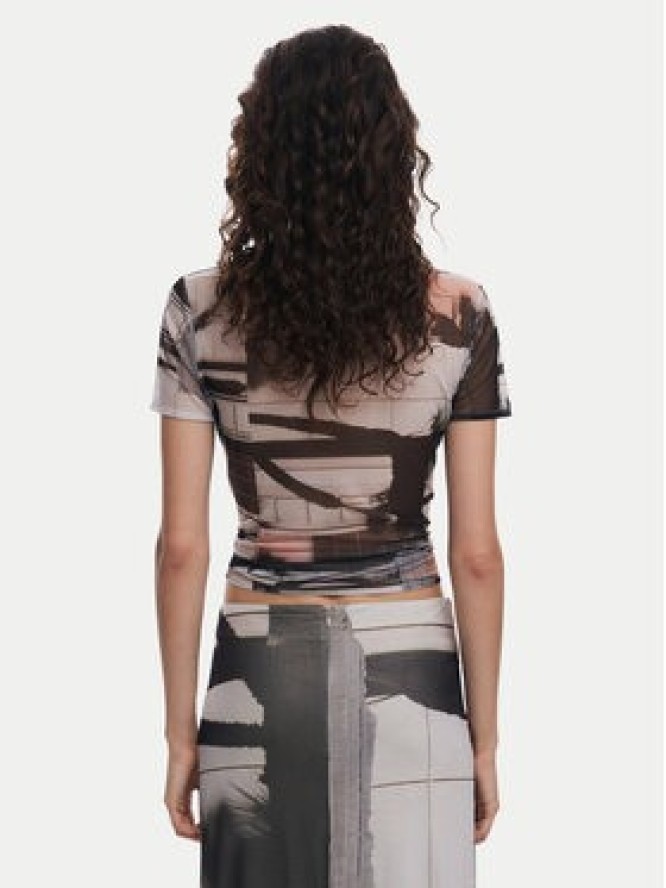 Desigual T-Shirt 25SWTK99 Czarny Regular Fit