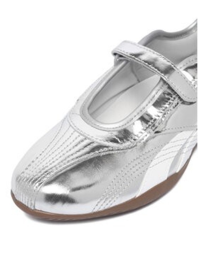 Reebok Baleriny EOSS-ULTRA LO MARY JANE 100271362 Srebrny