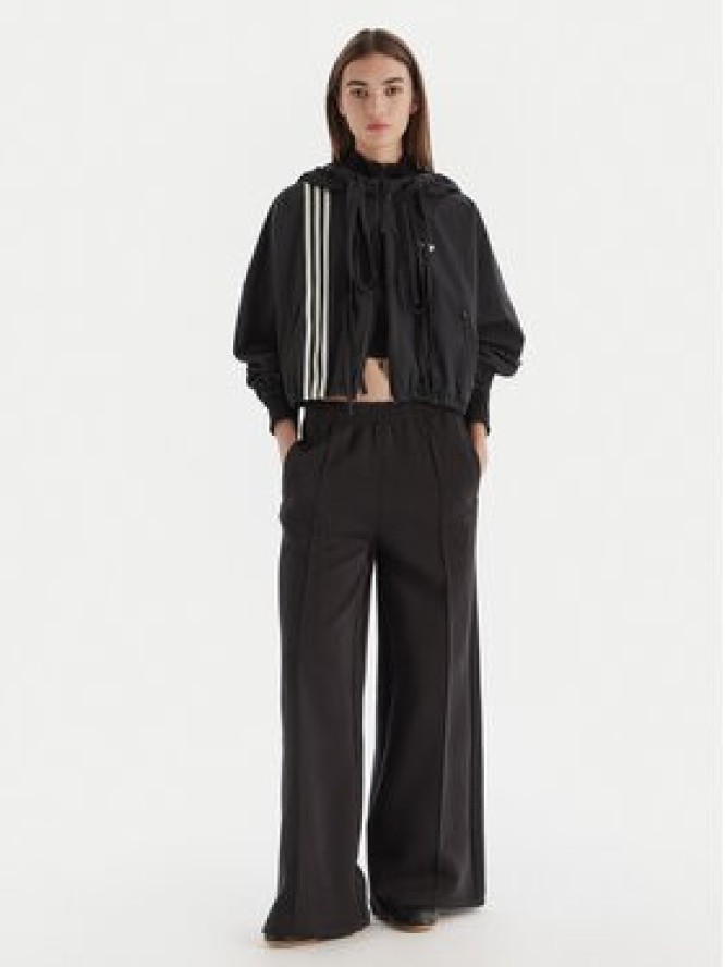 adidas Kurtka przejściowa Ribbon Off Placed 3-Stripes JX2698 Czarny Oversize