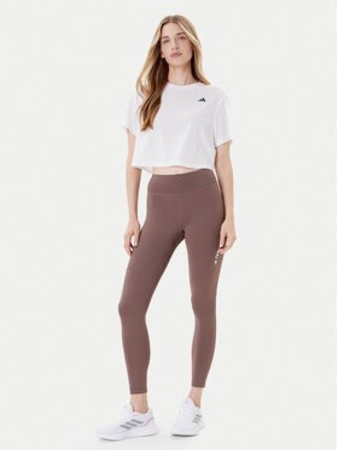 adidas Legginsy Terrex Multi JM0422 Brązowy Slim Fit