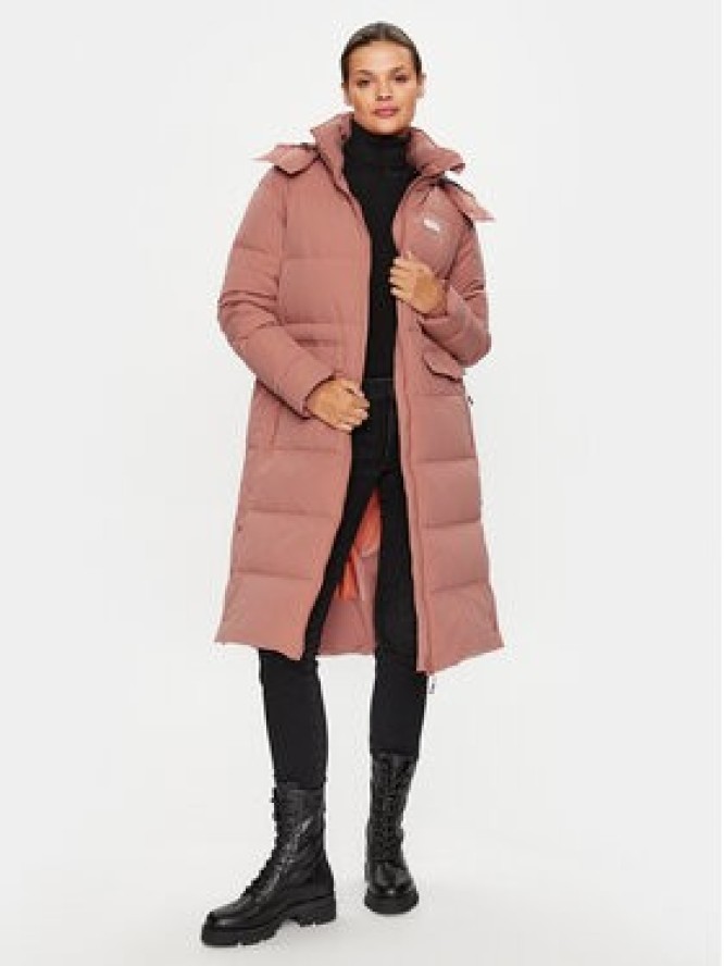 Maloja Kurtka puchowa Bormiom 34183-1-8583 Różowy Regular Fit