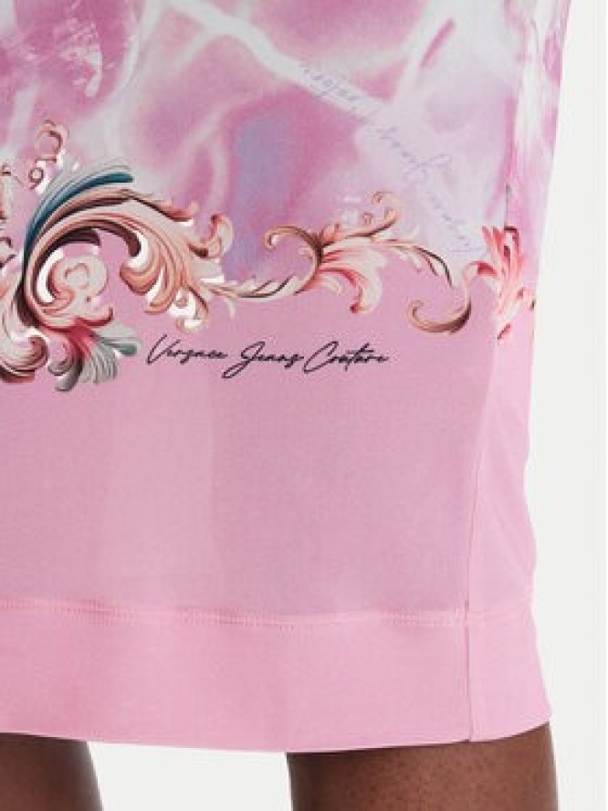 Versace Jeans Couture Sukienka codzienna 80HAO9P6 JS545 Różowy Slim Fit