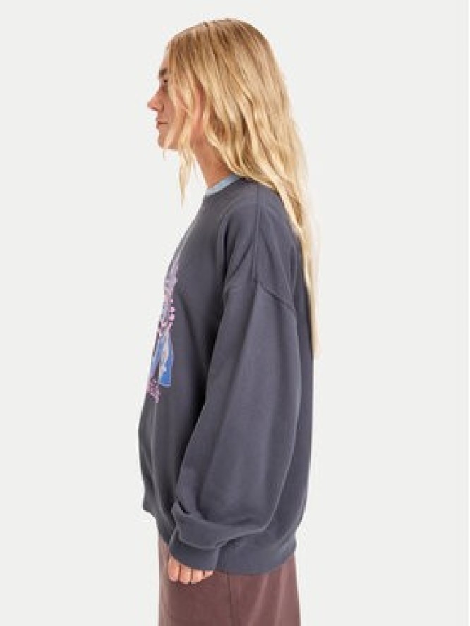 Quiksilver Bluza EQWFT03188 Szary Oversize