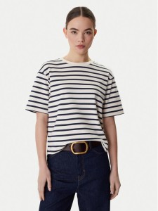 Weekend Max Mara T-Shirt Multid 2615941031 Beżowy Relaxed Fit