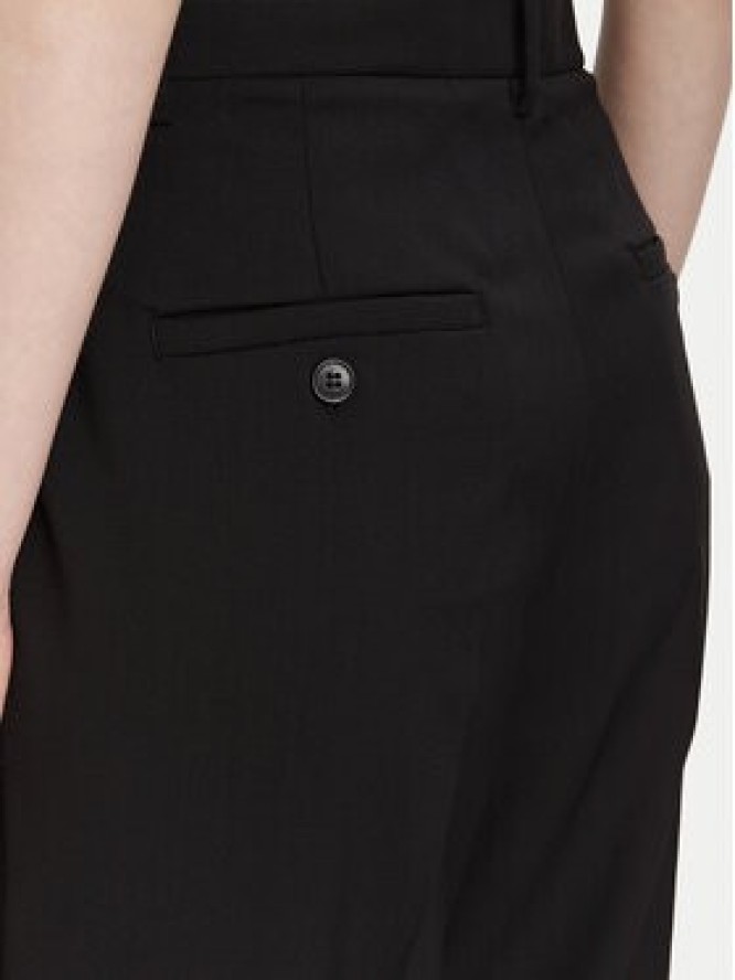 Weekend Max Mara Spodnie materiałowe Visivo 2625136061 Czarny Regular Fit