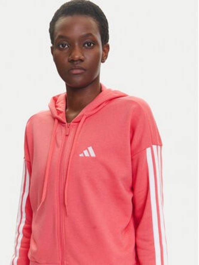 adidas Bluza Essentials 3-Stripes KE4388 Różowy Regular Fit
