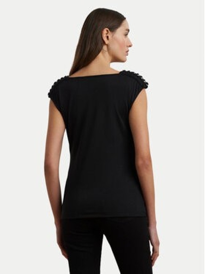 LAUREN RALPH LAUREN Bluzka 200889317003 Czarny Relaxed Fit