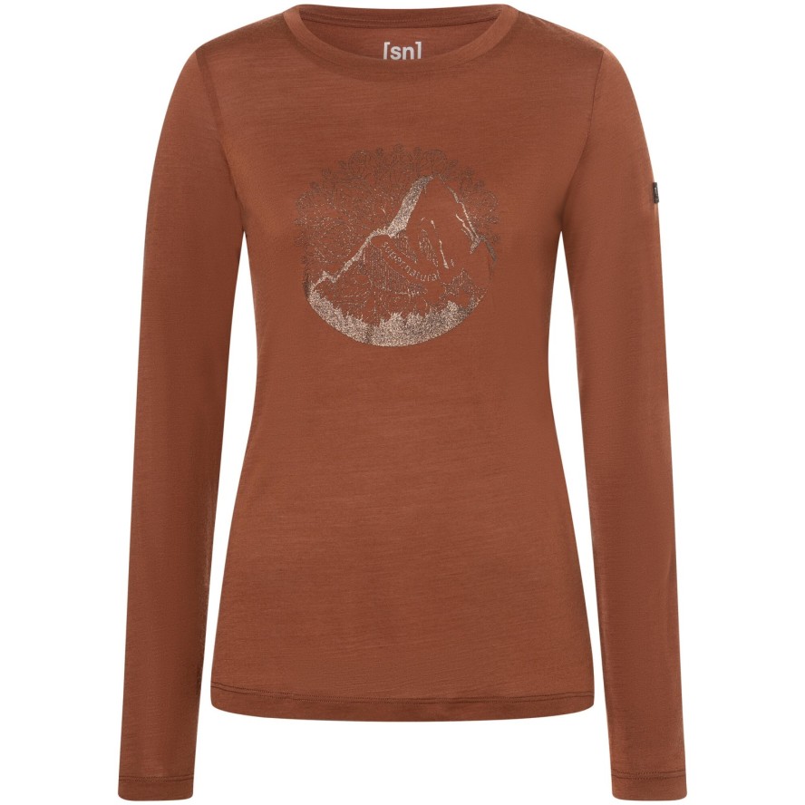 Koszulka z długim rękawem damska SUPER.NATURAL W Mountain Mandala Tree