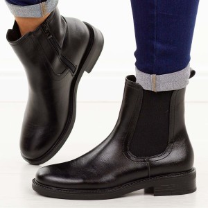 Czarne botki damskie Sergio Leone Bt25112