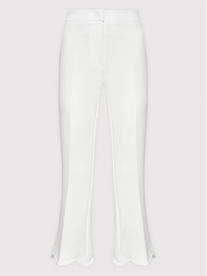 Babylon Spodnie materiałowe P_MF0602 Biały Regular Fit