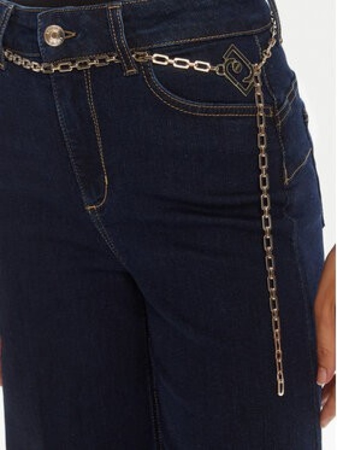 Liu Jo Jeansy UF5097 DS018 Granatowy Flare Fit