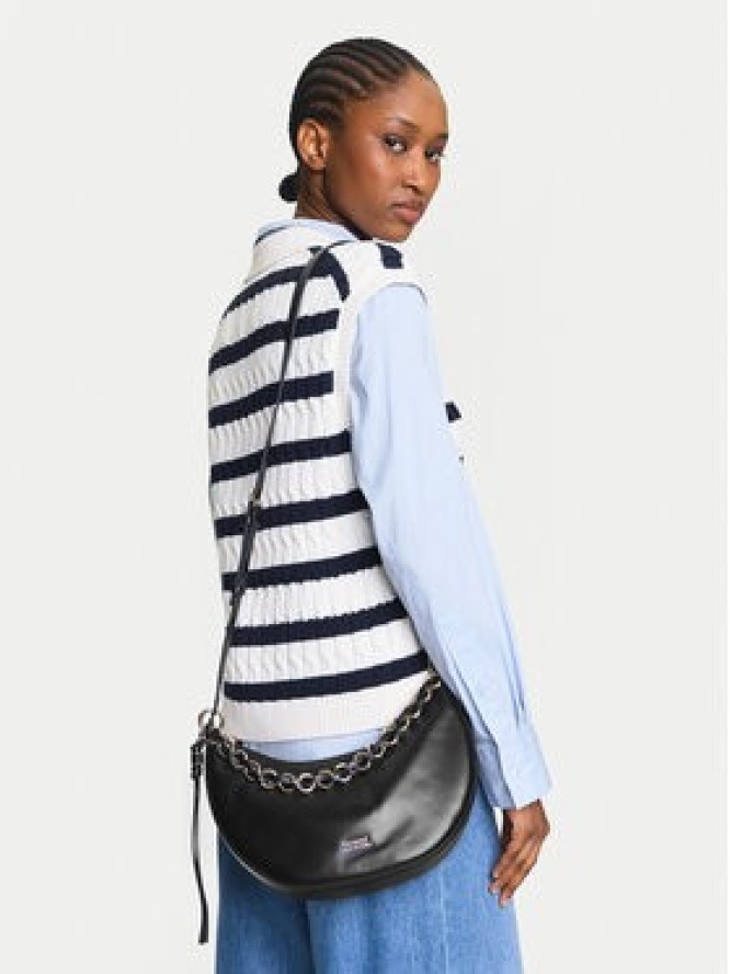 Tommy Hilfiger Torebka Moon Leather Crossover AW0AW17467 Czarny