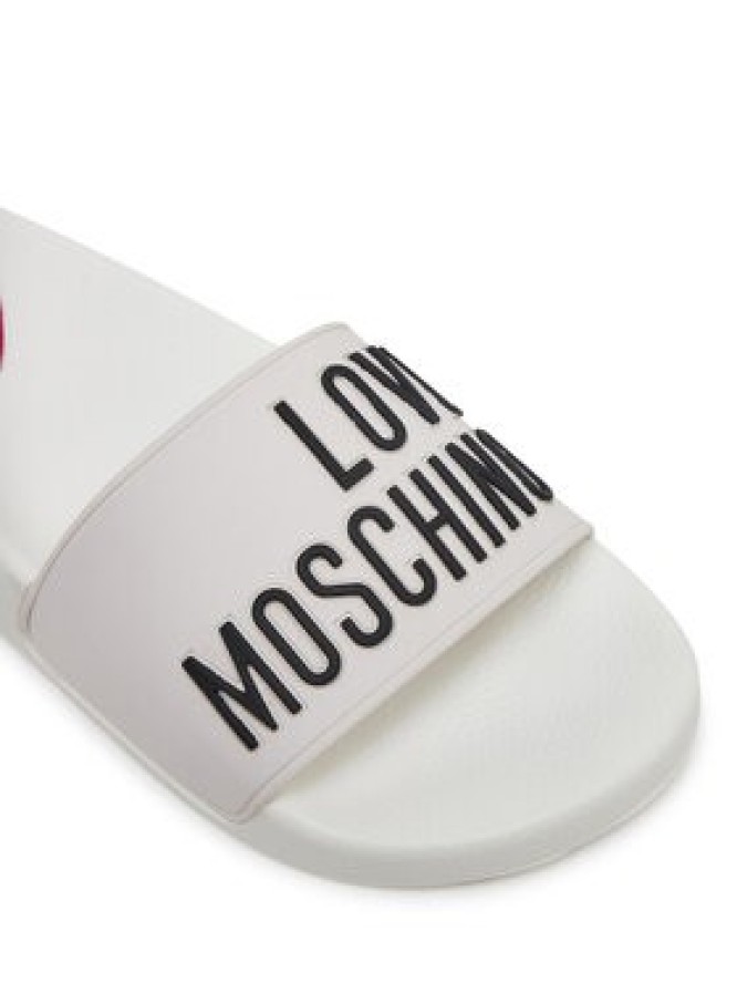 LOVE MOSCHINO Klapki JA28052G1MI14100 Biały