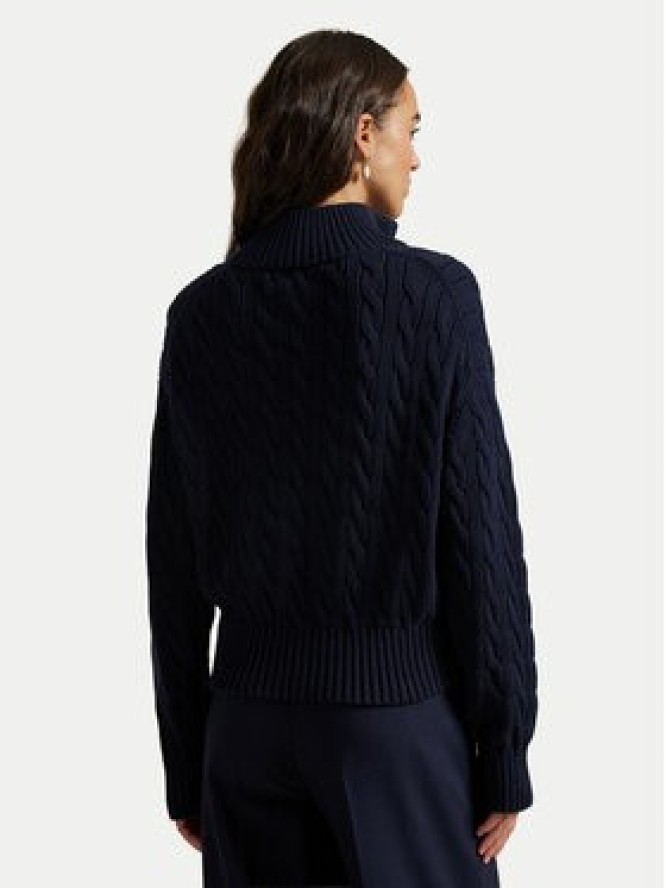 Polo Ralph Lauren Sweter 211963467002 Granatowy Relaxed Fit