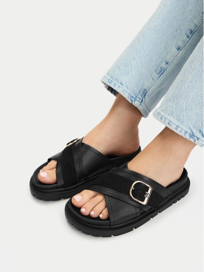 MEXX Klapki EO-HY25006-7 Czarny