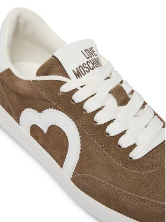 LOVE MOSCHINO Sneakersy JA15112G1OIG0203 Brązowy