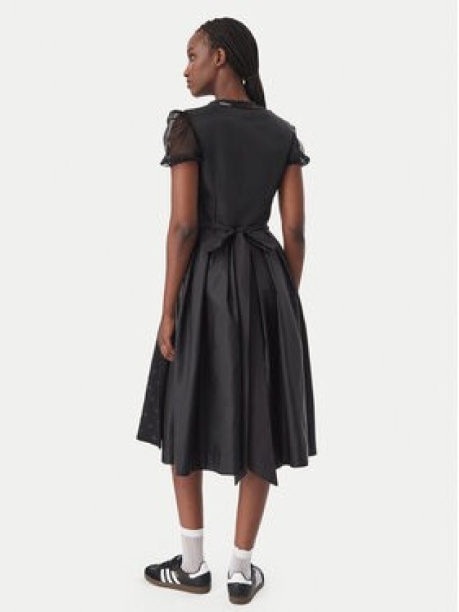 adidas Sukienka codzienna Dirndl Dress LG2246 Czarny Regular Fit